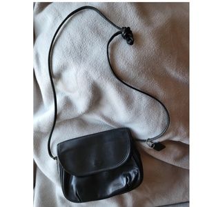 Vintage Coach Cafe leather bag in black - style number #4111 in 90’s bag